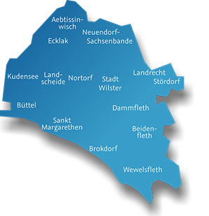 Kartenausschnitt Wilstermarsch
